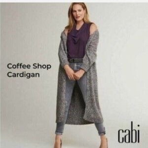 Cabi coffee shop cardigan duster